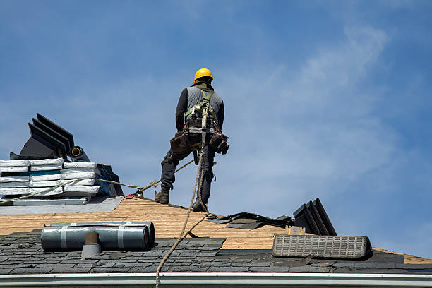 Professional Roofing technician working in Montevideo, MN